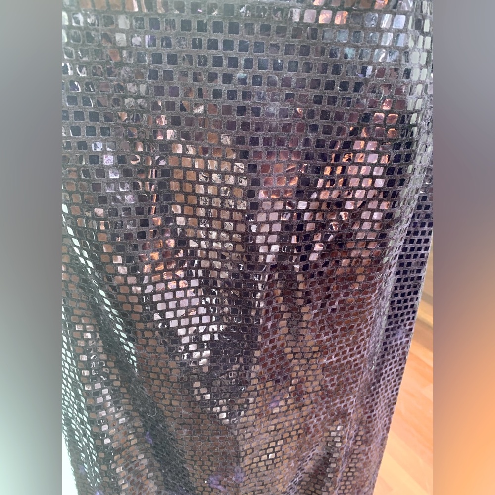 Fabulous Two-Piece Custom Sequence Gown & Feather… - image 4